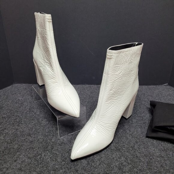 NWOB Zadig & Voltaire Women's Glimmer Block Heel Ankle Booties EU-39 US-8.5 - Picture 2 of 13